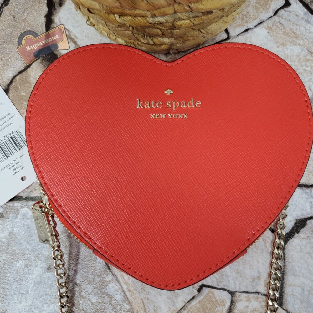 #bagsavenue fast ship  Cherry Pepper Red Love Shack Mini valentine kate spade